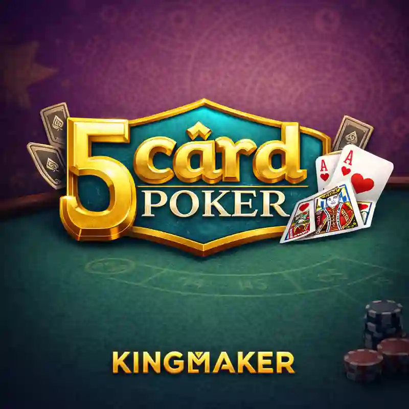 5 Card Poker Game Logo 80jili